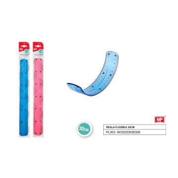 Regla flexible de 30 cm