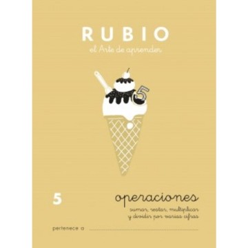 Cuaderno operaciones Rubio nº5