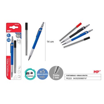 Portaminas metálico 2mm