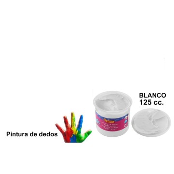 Pintura Jovi de dedos blanca (125ml)