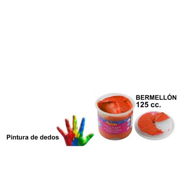Pintura Jovi de dedos bermellón (125ml)