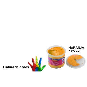 Pintura Jovi de dedos naranja (125ml)