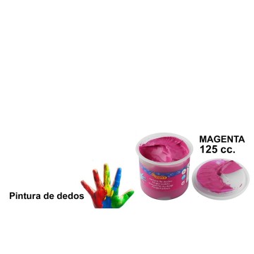 Pintura Jovi de dedos magenta (125ml)