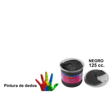 Pintura Jovi de dedos negra (125ml)