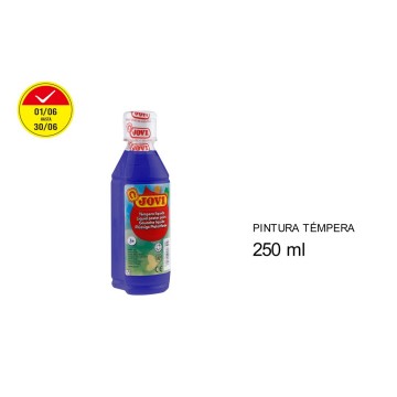 Témpera líquida jovi azul oscuro (250 ml)