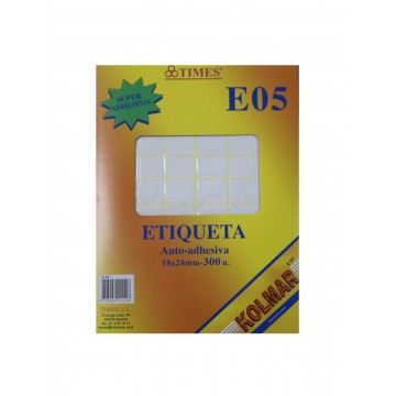 Etiquetas adhesivas 18x24mm