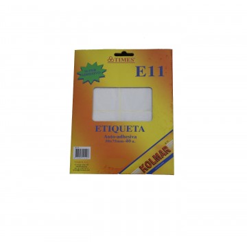Etiquetas adhesivas 50x75mm