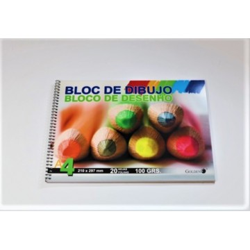 Block de dibujo básico (A4)