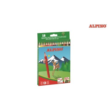 Lápices Alpino de colores (18u)