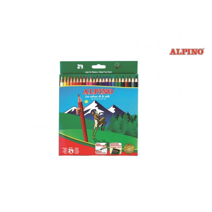 Lápices Alpino de colores (24u)