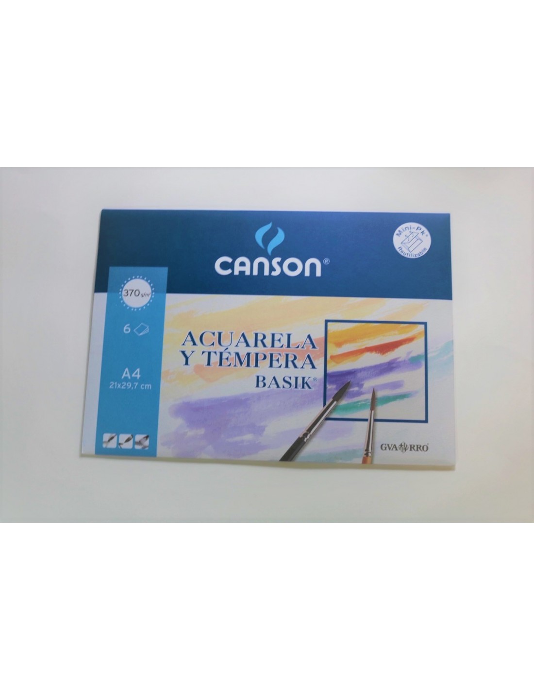 Papel Basik Acuarela y Témpera Canson 370g/m²