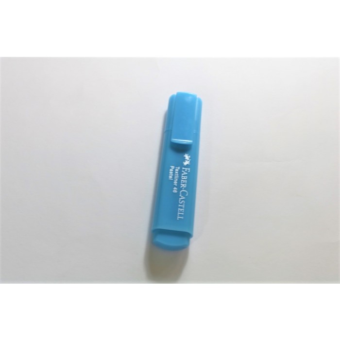 Subrayador azul pastel faber castell