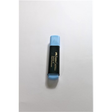 Subrayador azul faber castell