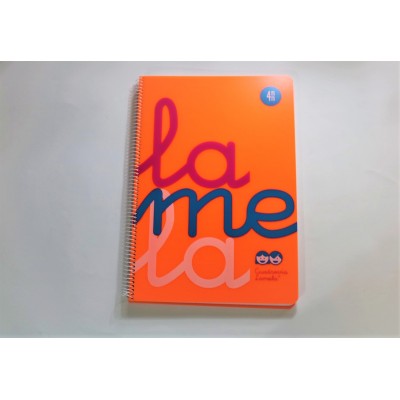 Cuaderno Lamela 4mm naranja (A4)