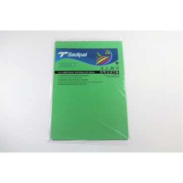 Pack de cartulinas A4 verde intenso