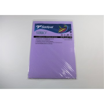 Pack de cartulinas A4 violeta