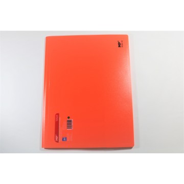 Carpeta con solapa y gomas naranja