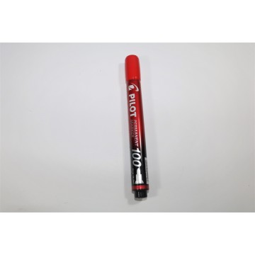 Rotulador permanente rojo pilot 4mm