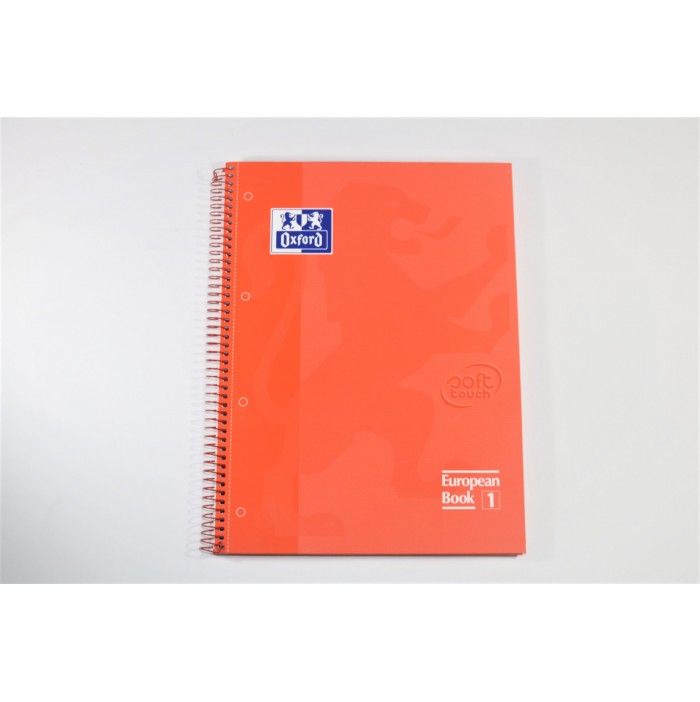 Cuaderno Oxford soft touch naranja