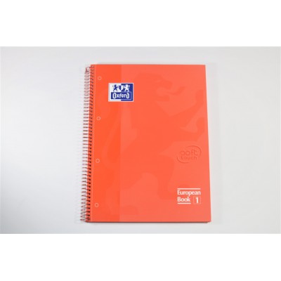 Cuaderno Oxford soft touch naranja