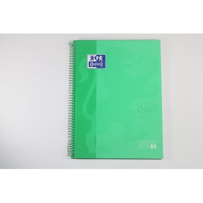 Cuaderno Oxford soft touch verde