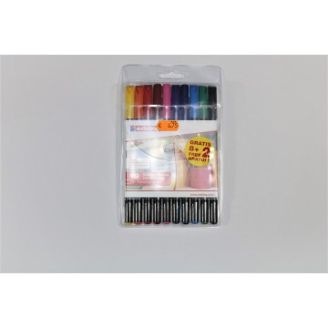 Pack 10  rotuladores edding