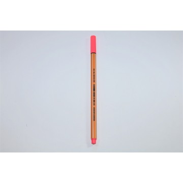 Rotulador stabilo 0.4mm rojo neón