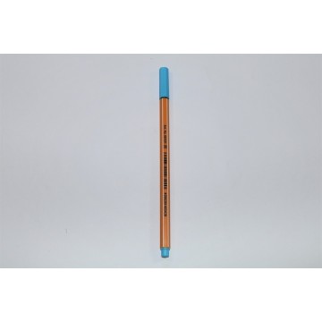 Rotulador stabilo 0.4mm azul neón