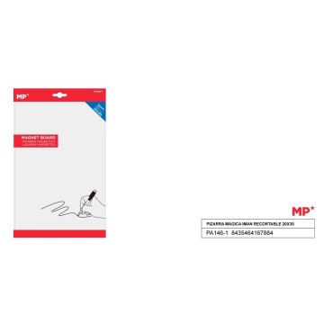 Pizarra blanca magnética 20x30cm