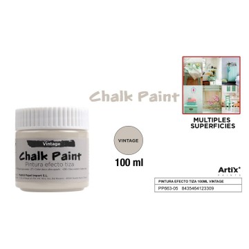 Pintura efecto tiza vintage