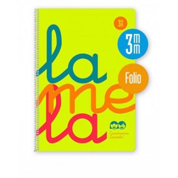 Cuaderno Lamela 4mm amarillo (A4)