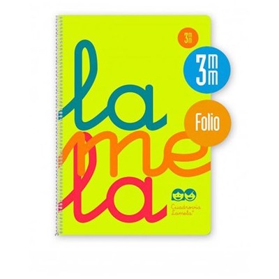 Cuaderno Lamela 4mm amarillo (A4)