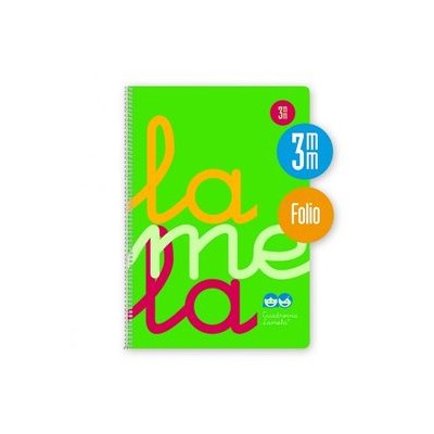 Cuaderno Lamela 3mm verde (A4)