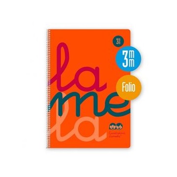 Cuaderno Lamela 3mm naranja (A4)