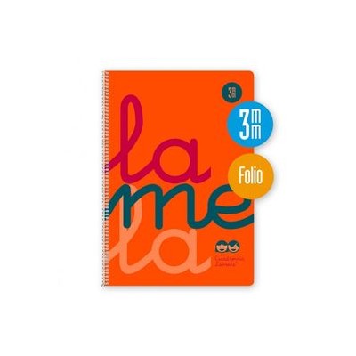 Cuaderno Lamela 3mm naranja (A4)