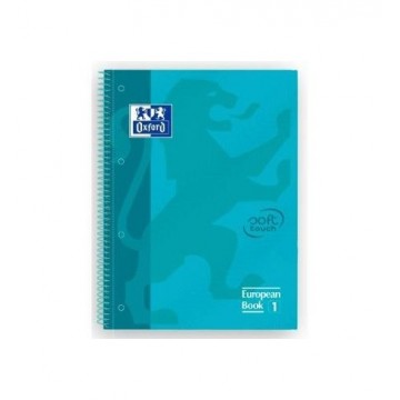 Cuaderno Oxford soft touch aqua