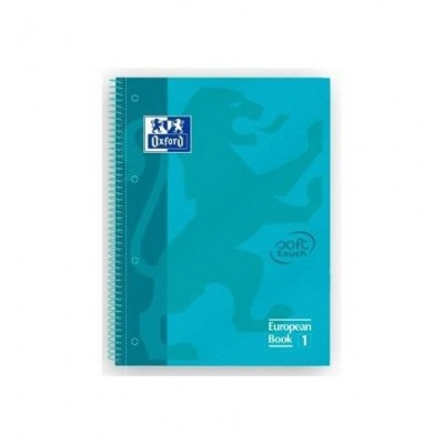 Cuaderno Oxford soft touch aqua