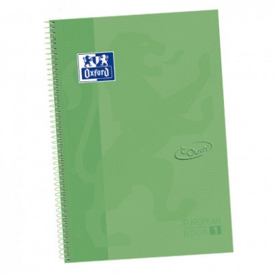 Cuaderno Oxford soft touch verde