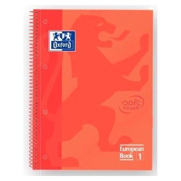 Cuaderno Oxford soft touch naranja
