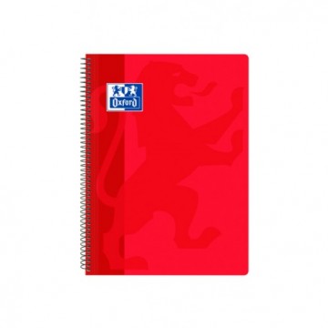 Cuaderno Oxford rojo
