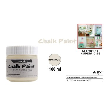 Pintura efecto tiza magnolia