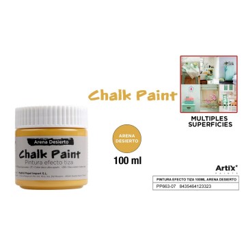 Pintura efecto tiza arena desierto