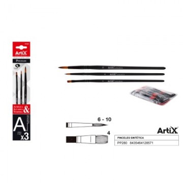 Pack de pinceles finos para detalle