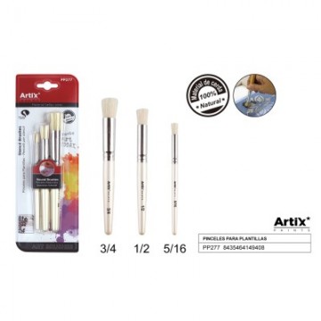 Pack de pinceles para plantilla