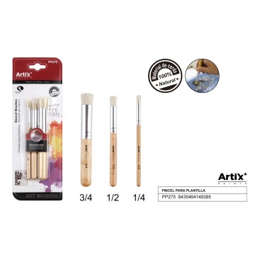 Pack de pinceles para plantilla