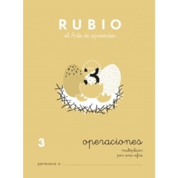 Cuaderno operaciones Rubio nº3
