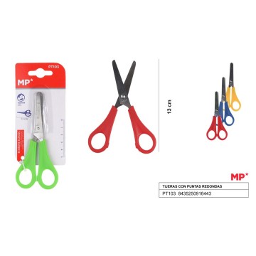 Tijeras con punta redondeada