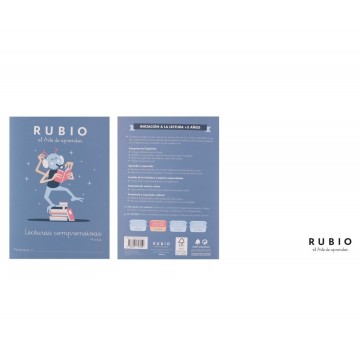 Cuaderno lecturas comprensivas Rubio +6 años