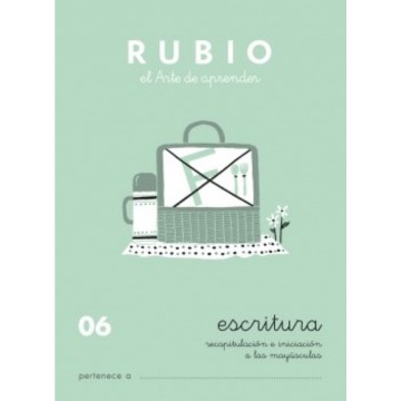 Cuaderno Rubio escritura nº06  +5 años