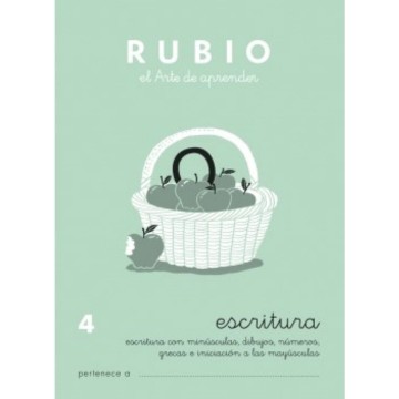Cuaderno Rubio escritura nº 4